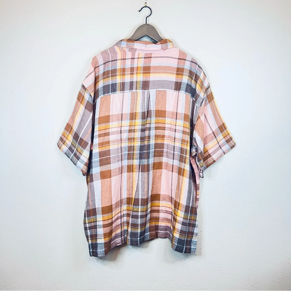 Levi’s Men’s Short Sleeve Slouchy Plaid Button Up Shirt Size L,XL NWT
